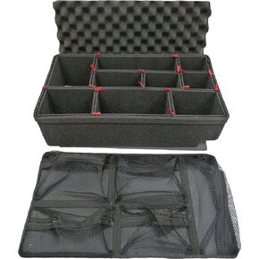TrekPak Divider System to fit the Pelican 1510 case & Pelican 1519 Lid organizer