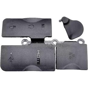 Mmiaoxy MIC AV OUT HDMI USB Interface Rubber Cover Cap Fit For Canon EOS 1DX2 1DX Mark II 1DX II Digital Camera