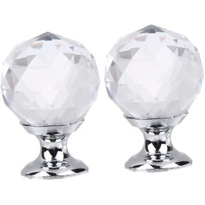 Crystal Door knobs,10pcs Crystal Knobs Diamond Door Knob Crystals Decor Crystal Knobs Cabinet Pull for Furniture Simple Knob Golden .(Color:Transparent Crystal)