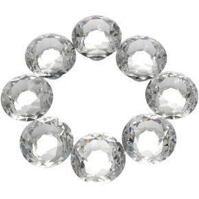Crystal Door knobs,8pcs Crystal Knobs for Crystals Decor Diamond Knob Diamond Knobs Single Hole Knobs Crystal Door Knobs Door Knobs Dresser Knob Knob, 4 x 4 x 4cm, Clear