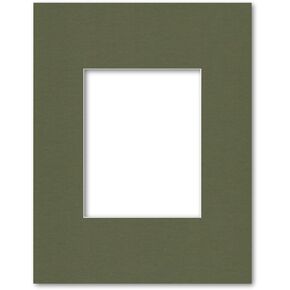 14x18 Matting for 8x10 Photograph or Artwork 4-Ply Bevel Cut Acid Free Matboard for Picture framing (Black)