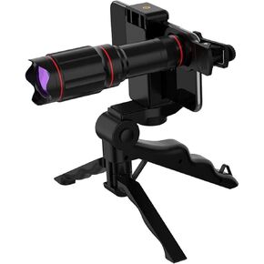 Portable Binoculars High Power Monocular Simple Double Focus Telescope