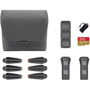 Camrise Mavic 3 Fly More Kit for Mavic 3/3 Classic with 2 Batteries, 100W Charging Hub, Shoulder Bag, 3 Pairs Propellers, USB Reader, 64GB Card (Renewed)