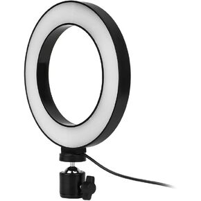 LED Rings Light, 6 Inch LED Rings Light Living Broadcast Selfie Fill Lamp Dimmable 3 Light Modes for Live Streaming,YouTube Video and Makeup