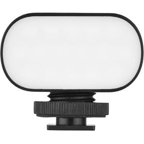 Ultra Mini LED Video Light,15 LED Beads,RGB Colorful Lights Super Mini and Lightweight for Smartphone Camera Photography,Long Lasting Battery,for Hiking Camping Photography