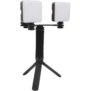 ZJchao Mini Fill Lamp, Handheld Fill Light Adjustable Brightness 5600K Rechargeable Portable Video Light Mini LED Video Lighting Camera Fill Light for Photography Beauty Makeup