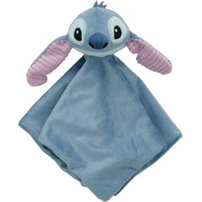 Lambs & Ivy Disney Baby/Toddler Stitch Plush Security Blanket Lovey - Blue