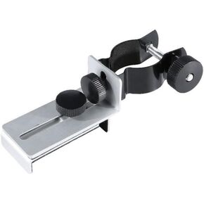 Mobile Phone Photography Bracket for Microscopes Telescopes Binoculars Monoculars Tripod Interface Easy Assembly Fits Phones Silver Finish