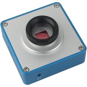 IMX307 48MP 50MP 4K HDMI USB C-Mount Industrial Video Microscope Camera for Phone PC PCB IC Soldering Repair(Blue)