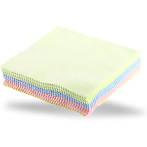 Screen Cleaning Cloth, 70Pcs Square Microfiber Phone LCD Screen Camera Lens Glasses Dust Cleaner Cleaning Cloth for Glasses, Lens, Screens and More