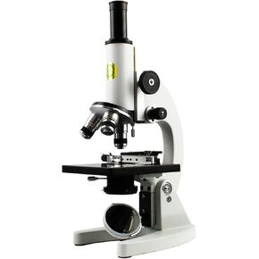Microscope Monocular Biological Microscope Eyepiece Microscope (3) Objective Microscope (3) 50X-1600X Suitable for Interest Cultivation Teaching Demonstration Beauty Test