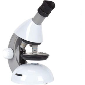 Beginner Microscope 40x-1600x Biological Microscope Eyepiece (10x/20x) Objective Lens (4X 10x 40x) LED up and Down Light Source 45° tilt monocular Lens Battery Powered 15x10x28cm