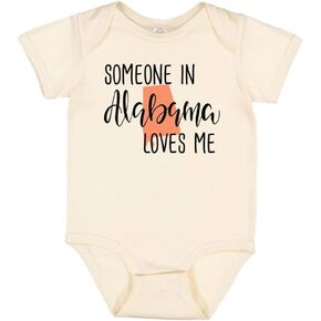 Someone in Alabama Loves Me Baby Infant Bodysuit