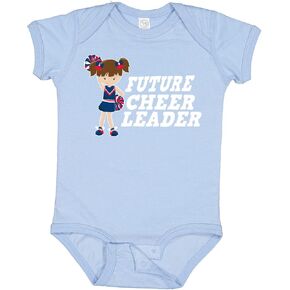 inktastic Future Cheerleader White Baby Bodysuit