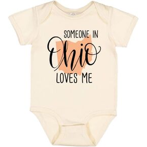 Someone in Ohio Loves Me State Baby Infant Bodysuit