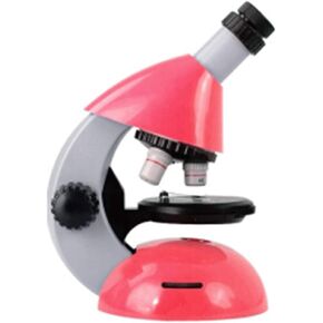 Children's Microscope 40x-640x monocular Microscope can be Connected to Mobile Phone Eyepiece (10x/16x) Objective Lens (4x/10x/40x) Battery Powered 720 Hours Battery Life 16x12x22cm /Blue