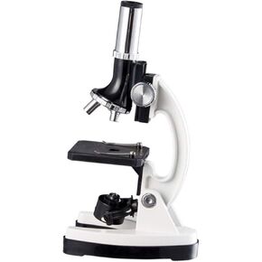 Children's 1200X Microscope Set 90° Freely Adjustable monocular Microscope Objective Lens (15x 30x 60x) Suitable for Children Students
