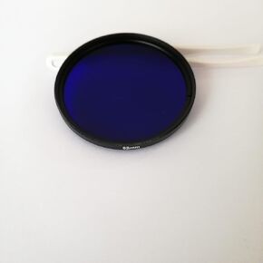 62mm UV IR Pass Camera Filter with Ring ZB2 BG3 380nm Dual Bandpass Violet Blue Glass