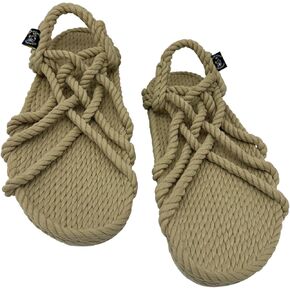 Songle of Mind State of Mind Sandals ، JC Sandals للرجال والنساء ، للجنسين ، المصنوعة يدويًا ، أحذية يسوع ، صندل القش