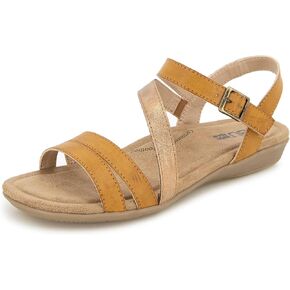 JBU Women's Fashion Flat Sandal