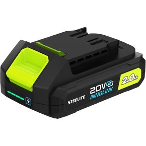Steelite 21V 2.0AH Lithium-ion Packtion Packt ، فقط أدوات الطاقة اللاسلكية المتوافقة