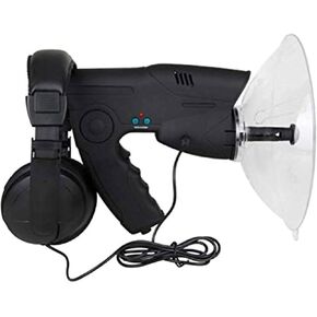 Parabolic Microphone Monocular, Sound Amplifier Ear Bionic and Birds Observing Telescope, Bionic Ear Long Range Birds Listening Telescope 200M for Long Distance