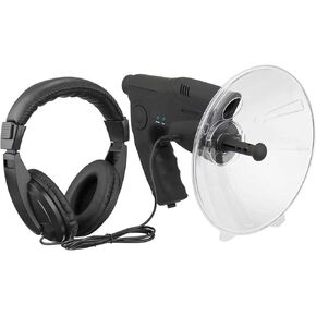 Bionic Ear Parabolic Microphone - Long Range 300FT Listening Device for Bird Recording & Observing - Sound Amplifier Telescope