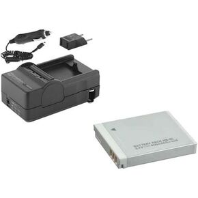Synergy Digital Camera Accessory Kit, Compatible with Canon PowerShot SD1300 is Digital Camera Accessory Kit Includes: SDNB6L Battery, SDM-185 Charger