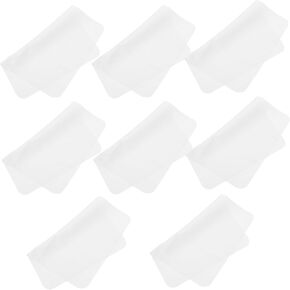 8pcs Non-Scratch Eyeglass Cleaning Cloths Ultra-fine Microfiber for Lenses Screens and Cameras Soft and Safe for Home Use for Versatile Cleaning
