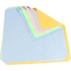 5pcs Microfiber Screen Cleaning Cloths Soft Lint Absorbent for Phones Tablets Computers Random Colors for Lenses Jewelry and More