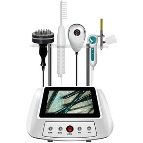 Skin Diagnosis Hair Analyzer, Skin Hair Analyze, 5 Diagnosis Hair Tools, Skin Care for Traveling, Home, Beauty Salon
