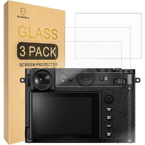 Mr.Shield [3-Pack] Screen Protector compatible with Fujifilm GFX100RF [Tempered Glass] [Japan Glass with 9H Hardness] Screen Protector