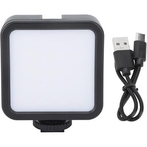 RGB Video Light, Portable LED Camera Light Panel 3000-9000K Dimmable 3 Lighting Modes for Vlogging, Photography, Video Conference
