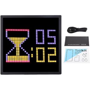 32x32 Pixel Art Digital Picture Frame, Customizable LED Panel Display Frame with App Control Cool Animation Frames for Gaming Room Desk Wall Decor