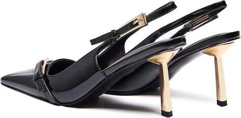 Womens Square Toe Stiletto Sandals Slingback Dressy Heels for Evening Parties Weddings Prom Shoes in Saudi Arabia