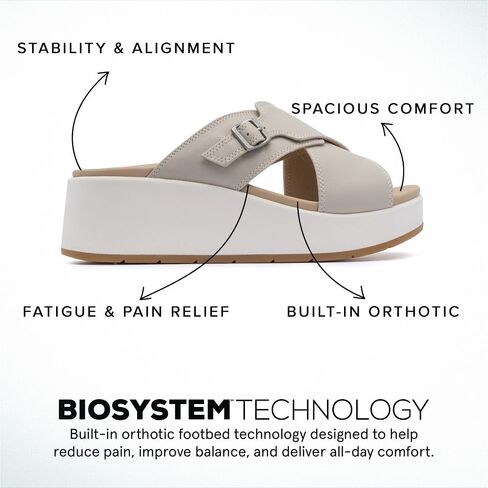 Abeo Solstice Cross Slide Sandals للنساء | الدعم القوس الصنادل النسائية | الدعم القوس | نعل تقويم العظام المدمج in Saudi Arabia