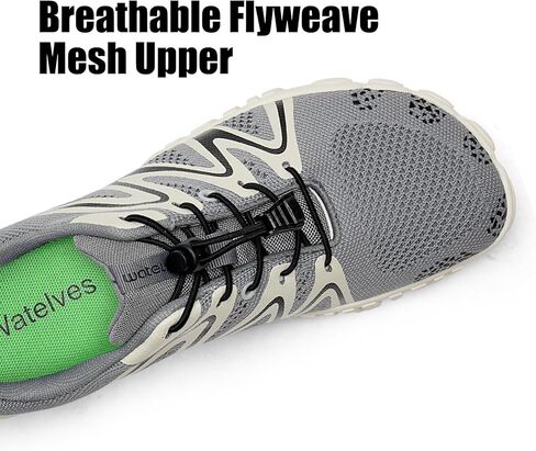 Watelves Barefoot Water Shoes النساء رجالًا على نطاق واسع عرض إصبع القدم مربع شاطئ أحذية المشي مريحة على أحذية رياضية الحد الأدنى للسفر المشي لمسافات طويلة in Kuwait