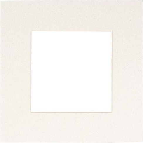 18x18 MAT Bevel Cut for 14x14 Photos - Precut Oyster Shell White Square Photo Photo Phoret Board - فتحة حميمة غير لامعة لحماية صورك - مقطوعة للصور العائلية ، حزمة 1 matboard in Kuwait
