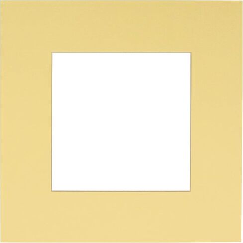 18x18 MAT Bevel Cut for 14x14 Photos - Precut Oyster Shell White Square Photo Photo Phoret Board - فتحة حميمة غير لامعة لحماية صورك - مقطوعة للصور العائلية ، حزمة 1 matboard in Kuwait