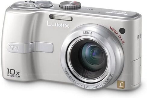 Panasonic Lumix DMC-TZ1S 5MP CAMPACT DIGITAL CAMPAT مع ZOOM المستقر البصري 10x (الفضة) in Kuwait