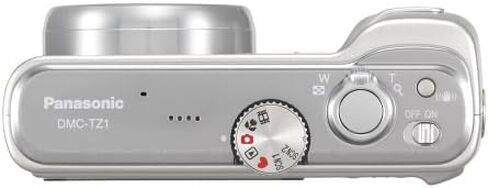 Panasonic Lumix DMC-TZ1S 5MP CAMPACT DIGITAL CAMPAT مع ZOOM المستقر البصري 10x (الفضة) in Kuwait