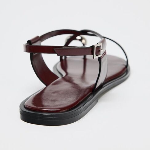 YIYA Women's Gladiator Flat Strappy Sandals Open Square Toe Flat Low Heels Ankle Strap Summer Dress Wrap Shoes in Saudi Arabia