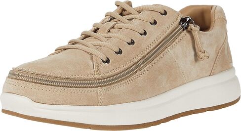 BILLY Footwear Comfort Suede Lo for Women - Lace-up Style, Lightweight and Zip Around Closure Modern Sneakers in Saudi Arabia