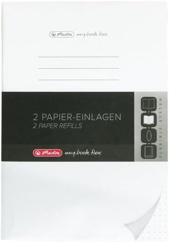 Refill for Notebook Flex A5 2 x 40 Sheets Polka Dot White 50034147 in Kuwait