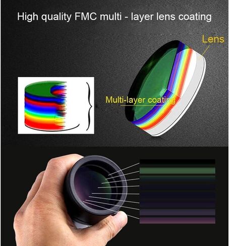 مناظير محمولة تلسكوب أحادي الطاقة عالي الطاقة ، تلسكوب مضغوط أحادي المقاومة للماء مع عدسة BAK4 ذات الطاقة العالية أحادية اللون لمشاهدة الطيور. in Kuwait