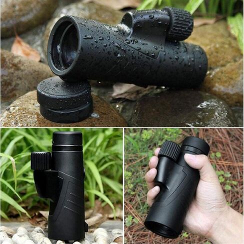 مناظير محمولة تلسكوب أحادي الطاقة عالي الطاقة ، تلسكوب مضغوط أحادي المقاومة للماء مع عدسة BAK4 ذات الطاقة العالية أحادية اللون لمشاهدة الطيور. in Kuwait