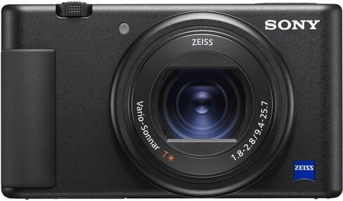 Sony ZV-1 Digital Camera | حزمة سوداء مع طقم ملحق Sony Vlogger + بطارية وشاحن + قطعة قماش تنظيف الألياف الدقيقة + إكسسوارات تنظيف 5 قطع (6 عناصر) in Saudi Arabia