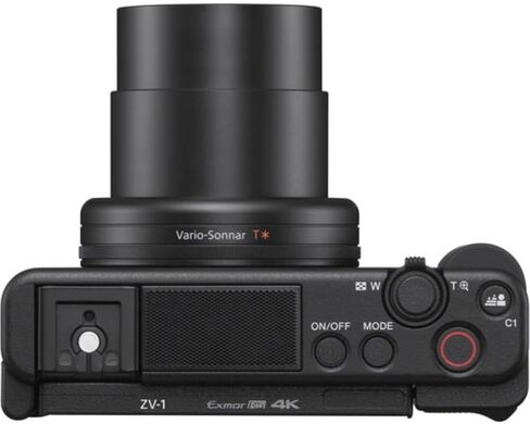 Sony ZV-1 Digital Camera | حزمة سوداء مع طقم ملحق Sony Vlogger + بطارية وشاحن + قطعة قماش تنظيف الألياف الدقيقة + إكسسوارات تنظيف 5 قطع (6 عناصر) in Saudi Arabia