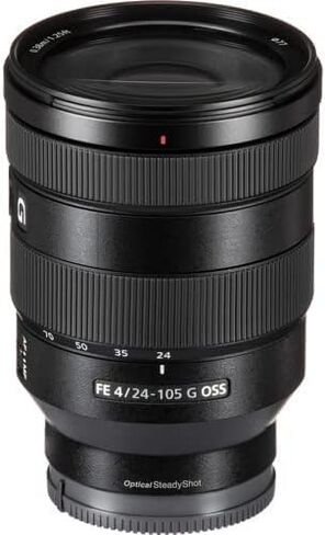 Sony FE 24-105mm F4 G OSS Full Frame Zoom Lens (SEL24105G) Bundle with 3PC Filter Kit, Cap Leash & More Advanced Accessories in Saudi Arabia