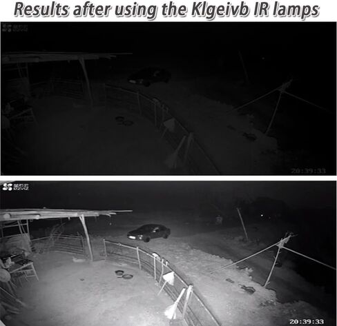 Infrared Illuminator, 940nm invisible, 120 Degree Wide Angle, IR Illuminator for Night Vision, Outdoor, Waterproof, LED Infrared Light for CCTV Security Cameras, with Power supply, 12-24V (940nm) in Saudi Arabia